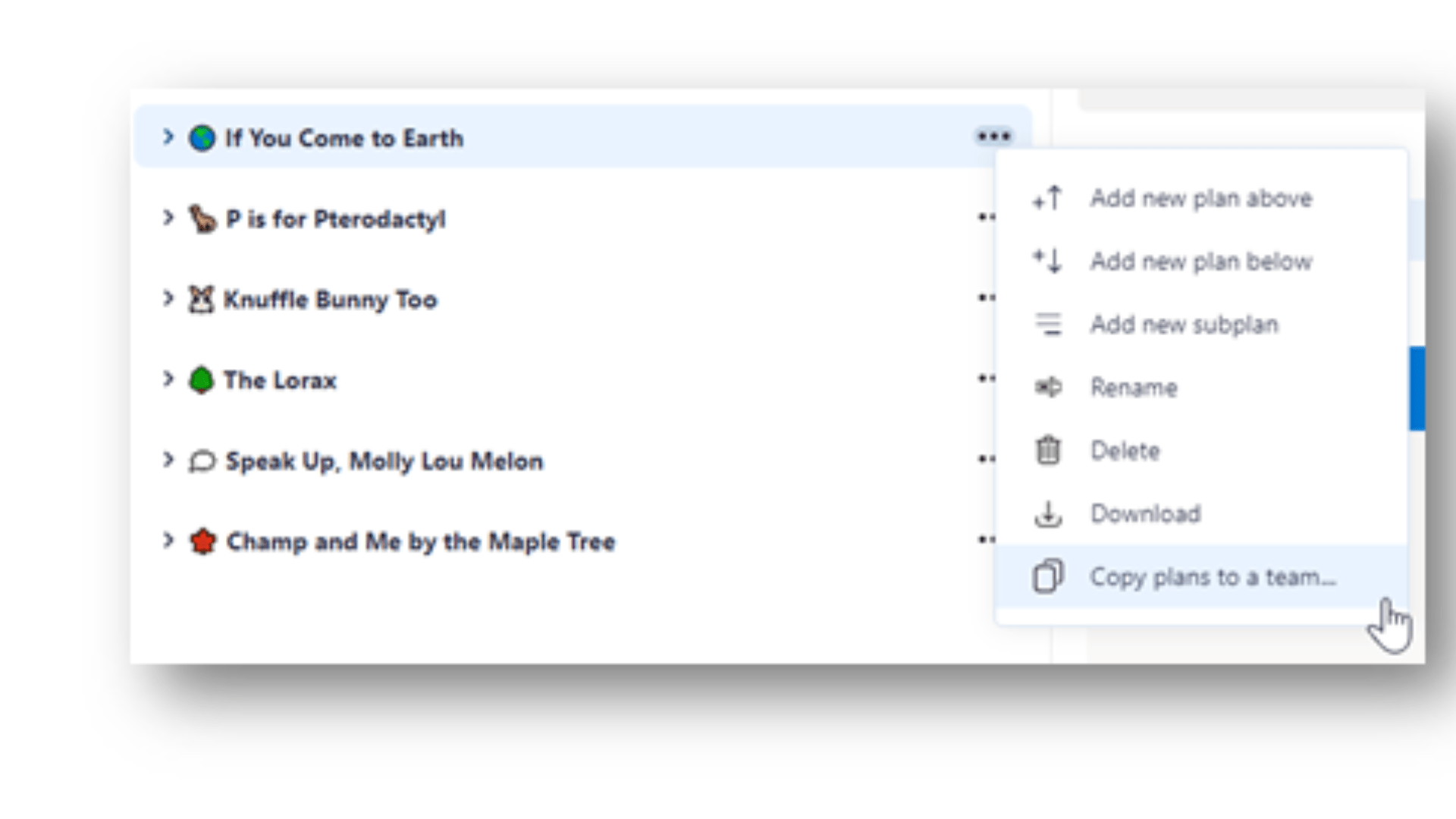How to Copy Beedle Plans to a New Team A Tool for Teachers in